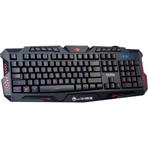 Marvo K636 drôtová herná klávesnica (US) čierna