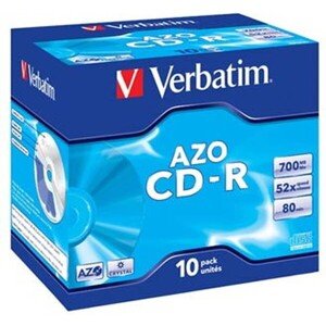 VERBATIM CD-R(10 ks)Jewel/Crystal/DLP/52x/700MB