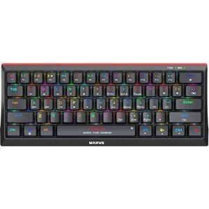 Marvo KG962G EN - R mechanická herná klávesnica TKL RGB (US) čierna