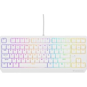 Genesis THOR 230 TKL RGB mechanická klávesnica biela Outemu Red