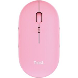 Trust Puck bezdrôtová myš ružová