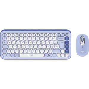 Logitech POP Combo (US) klávesnica a myš ľaliová
