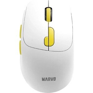 Myš bezdrôtová, Marvo M809W, biela, optika, 1600DPI