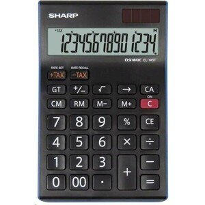 Sharp EL145TBL kalkulačka čierna