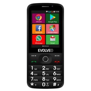 Evolveo EasyPhone AD, black - OPENBOX (Rozbalený tovar s plnou zárukou)