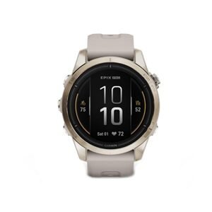 Garmin epix Pro (g2) Sapphire, 42mm, Soft Gold, Light sand band