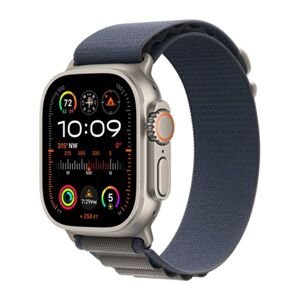 Apple Watch Ultra 2 GPS , 49mm , titánové puzdro  s alpinským remienkom modrá - L