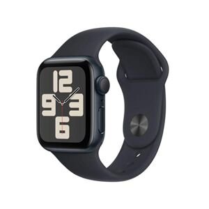 Apple Watch SE GPS 44mm Midnight Aluminium Case with Midnight Sport Band - M/L