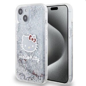 Zadný krytHello Kitty Liquid Glitter Electroplating Head Logo pre Apple iPhone 13, transparentné 57983116904