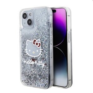 Zadný krytHello Kitty Liquid Glitter Electroplating Head Logo pre Apple iPhone 15, transparentné 57983116906