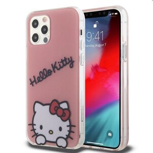 Zadný kryt Hello Kitty IML Head Logo pre Apple iPhone 12/12 Pro, ružové 57983116917