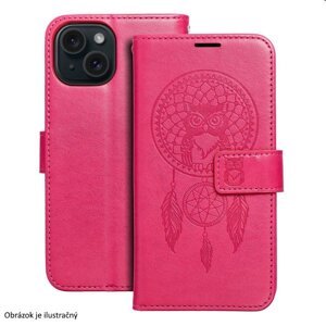 Puzdro MEZZO Book dreamcatcher pre Apple iPhone 15, magenta TEL214424