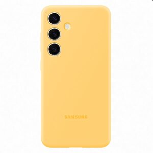 Puzdro Silicone Cover pre Samsung Galaxy S24, yellow EF-PS921TYEGWW