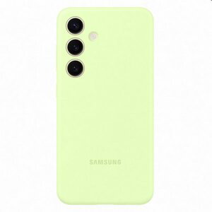 Puzdro Silicone Cover pre Samsung Galaxy S24, light green EF-PS921TGEGWW