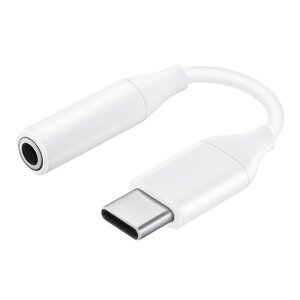 Samsung Redukcia z USB-C na 3,5 mm jack, biely, rozbalený, záruka 24 mesiacov GP-TGU022MVAWW