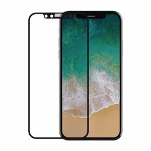 Devia ochranné sklo FS Anti-Fingerprints pre iPhone X/XS/11 Pro - Black Frame 6938595300691