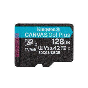 Kingston Canvas Go Plus Micro SDXC 128 GB, UHS-I U3 A2, Class 10 - rýchlosť 170/90 MB/s