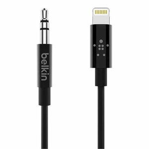 Belkin AV10172bt06-BLK Lightning - 3,5mm jack, 1,8m, černý