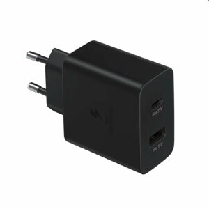 Duálny nabíjací adaptér Samsung EP-TA220NBE (35W), black EP-TA220NBEGEU