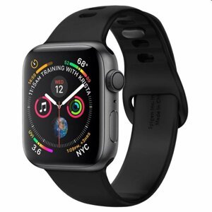 Silikónový remienok Spigen Silicone Fit pre Apple Watch 44/42 mm, čierny