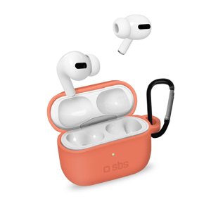 SBS Silikónové puzdro pre Apple AirPods Pro, oranžové