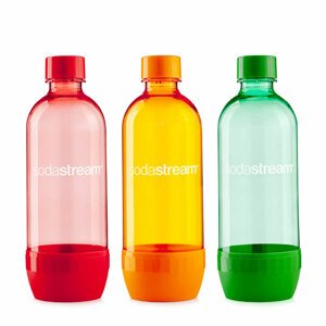 Sodastream Flaša Tripack Orange Red green 1 l