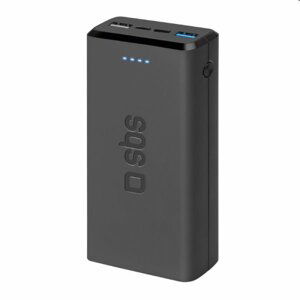 SBS Powerbank 20 000 mAh mAh, 2x USB, 2,1 A, čierna TTBB20000FASTK