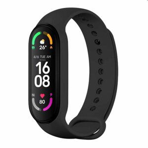 FIXED Silikónový remienok pre Xiaomi Band 7/ Mi Band 6/ Mi Band 5, čierny