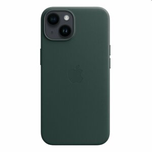 Apple iPhone 14 Leather Case with MagSafe, forest green MPP53ZM/A