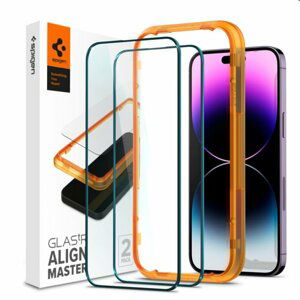 Tvrdené sklo Spigen tR Align Master pre Apple iPhone 14 Pro Max, 2 kusy AGL05204