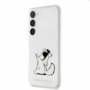 Zadný kryt Karl Lagerfeld PC/TPU Choupette Eat pre Samsung Galaxy S23, transparentná 57983112893