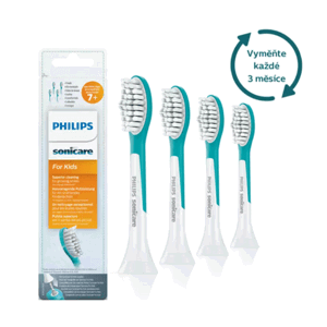 Philips Sonicare kompaktná náhradné hlavice pre deti od 7 rokov HX6044/33, 4 ks