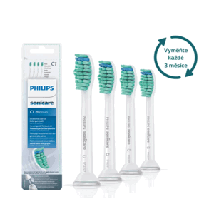 Philips Sonicare ProResults štandardné náhradné hlavice HX6014/07, 4 ks