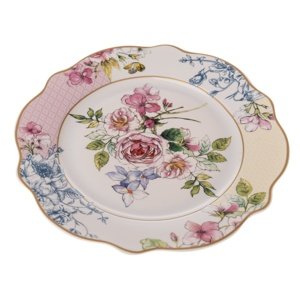 Porcelánový dezertný tanier Roses, 19,2 cm