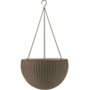 Keter Závesný kvetináč Sphere mocca, pr. 35 cm