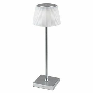 Rabalux 76013 stolná LED lampa Taena, 4 W, strieborná