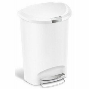 Simplehuman Pedálový odpadkový kôš, 50 l, biela