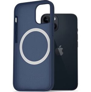 AlzaGuard Silicone Case Compatible with Magsafe iPhone 14 modrý