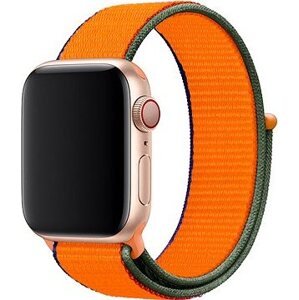 Eternico Airy na Apple Watch 38 mm/40 mm/41 mm Coral Orange and Brown edge