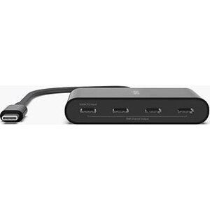 Belkin CONNECT USB-C na 4-Port USB-C Hub čierny