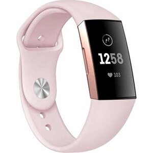 BStrap Silicone pro Fitbit Charge 3 / 4 apricot, velikost S