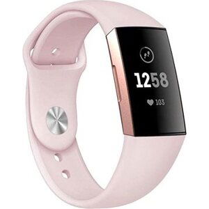 BStrap Silicone pro Fitbit Charge 3 / 4 apricot, velikost L