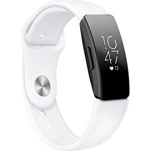 BStrap Silicone na Fitbit Inspire white, veľkosť L