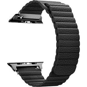 BStrap Leather Loop na Apple Watch 38 mm/40 mm/41 mm, Black