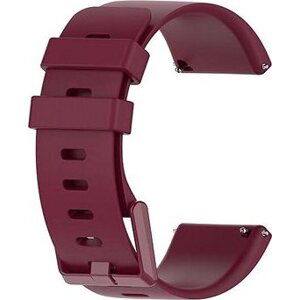 BStrap Silicone na Fitbit Versa/Versa 2 wine red, veľkosť L