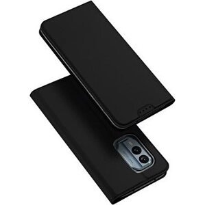 DUX DUCIS Skin Pro knižkové kožené puzdro na Nokia X30, čierne