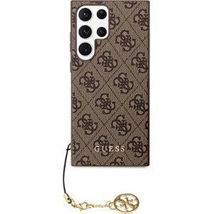 Guess 4G Charms Zadný Kryt na Samsung Galaxy S24 Ultra Brown