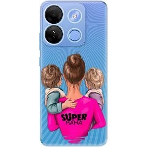 iSaprio Super Mama – Two Boys – Infinix Smart 7