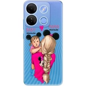 iSaprio Mama Mouse Blond and Girl - Infinix Smart 7