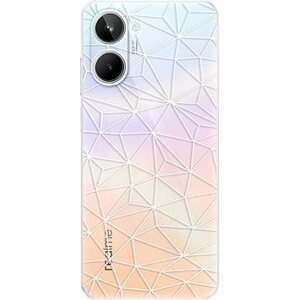 iSaprio Abstract Triangles 03 – white – Realme 10